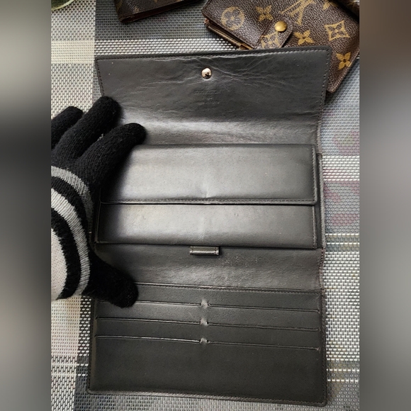 ❤️ Louis Vuitton Metallix Gray Monogram Matte Vernis Wallet - Picture 13 of 13